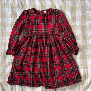 Old Navy Red Plaid Kids Dress